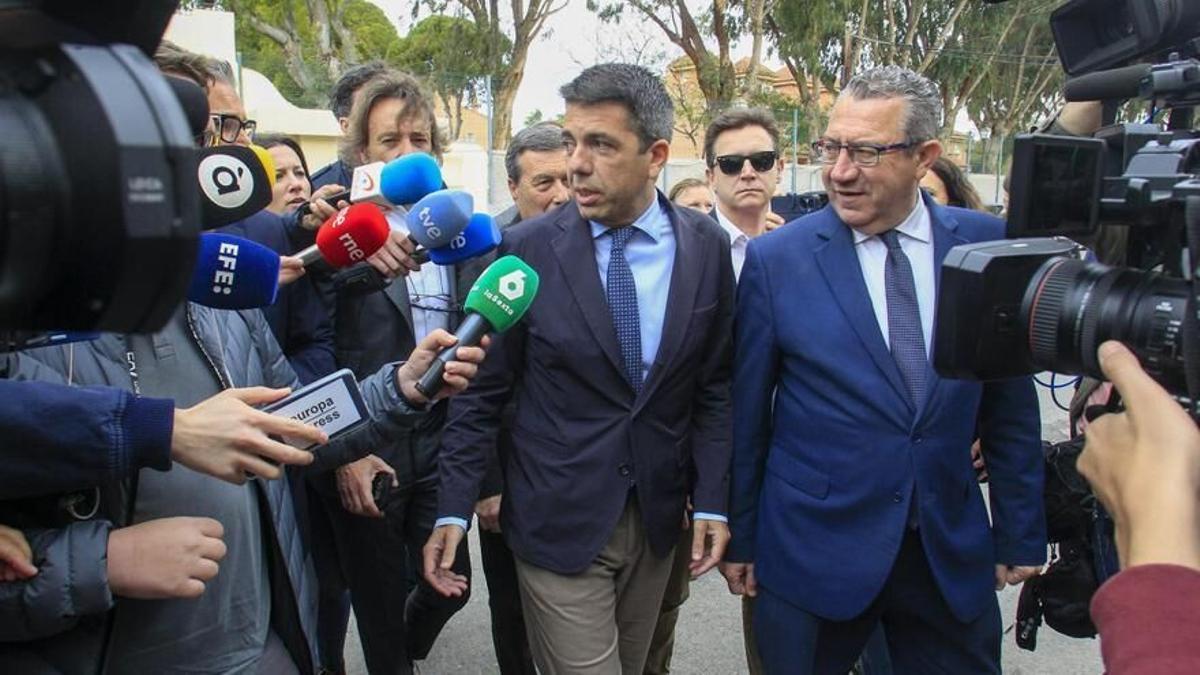 El expresident Carlos Mazón en un acto organizado por la Diputación de Alicante