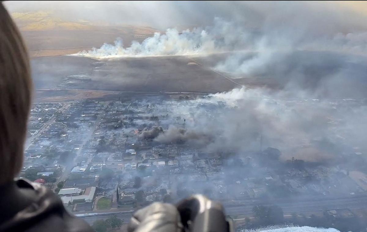 2Incendios en la isla de Maui, en Hawái