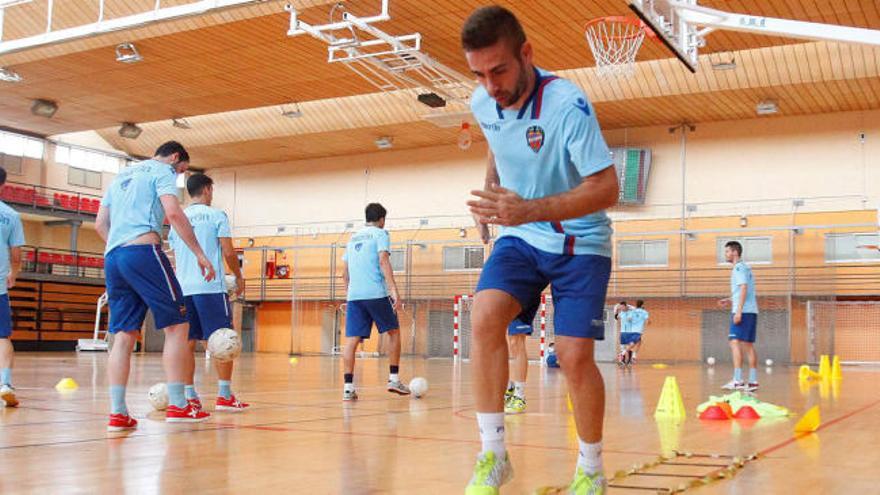 Entrenamiento del Levante UD FS la pasada temporada.