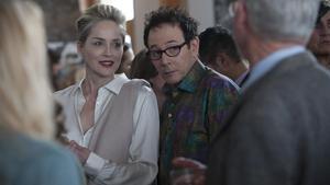 Sharon Stone y Paul Reubens, en la serie ’Mosaic’.