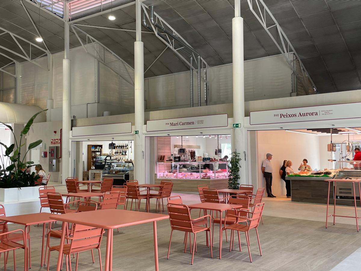 Interior del Mercat de Sant Hilari de Vilanova del Camí