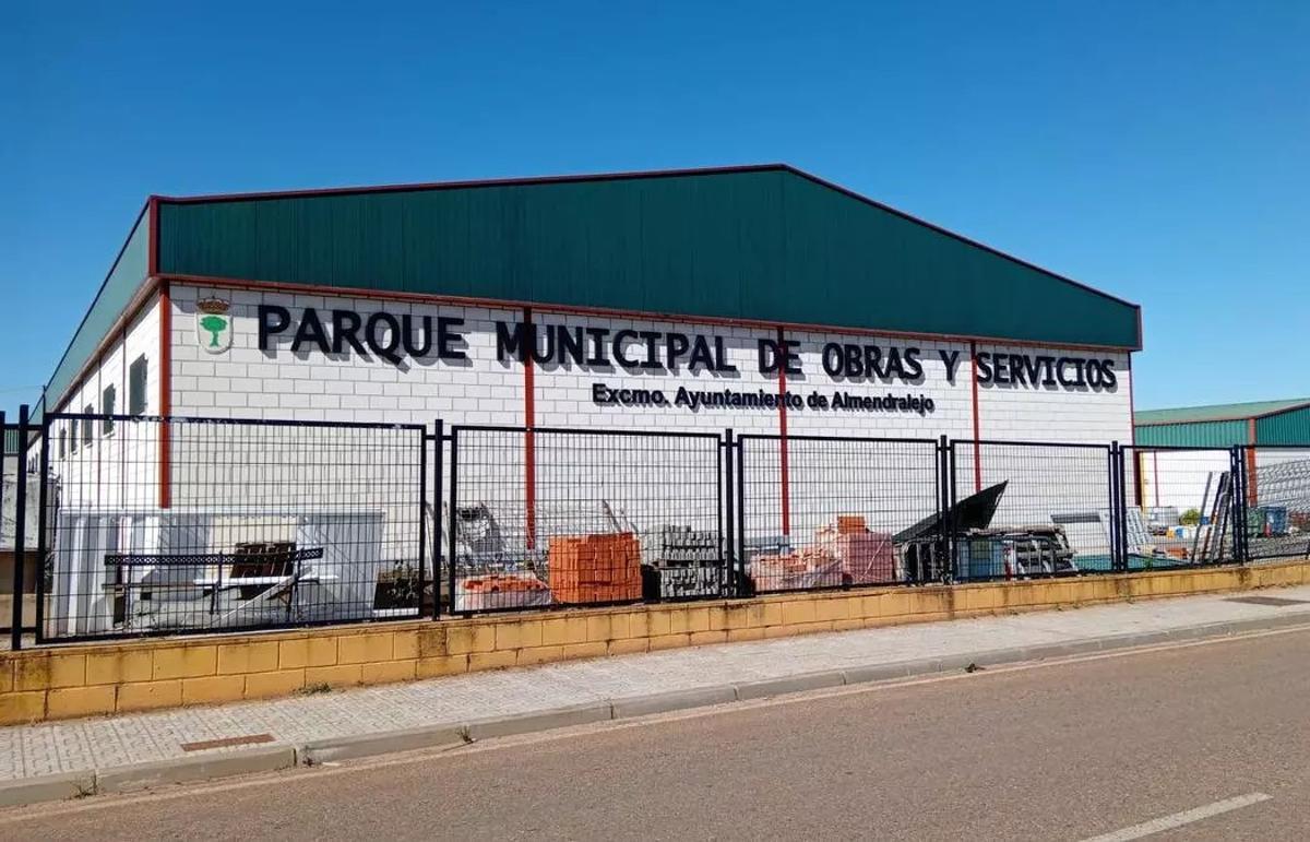 Parque de obras municipal de Almendralejo.