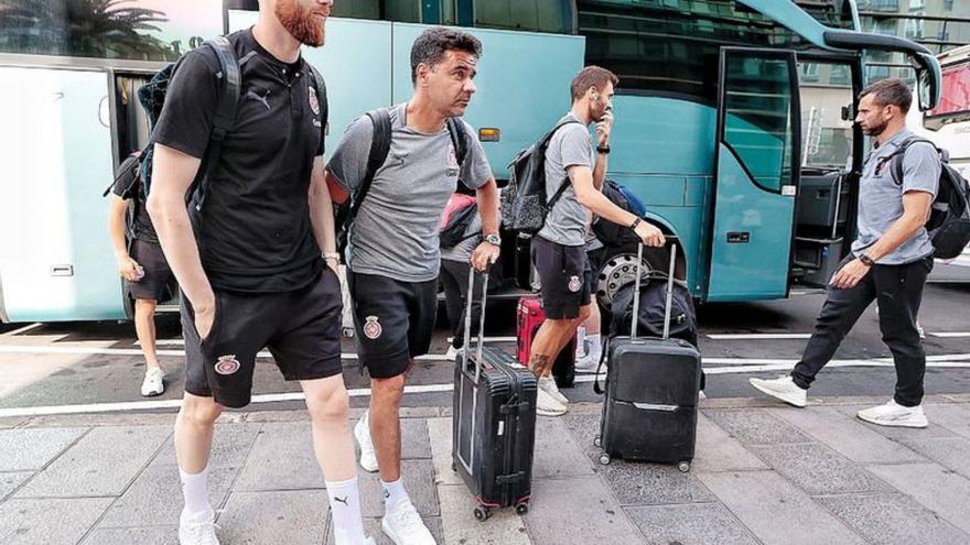 El Girona viaja con veintisiete jugadores, incluyendo al lesionado Borja