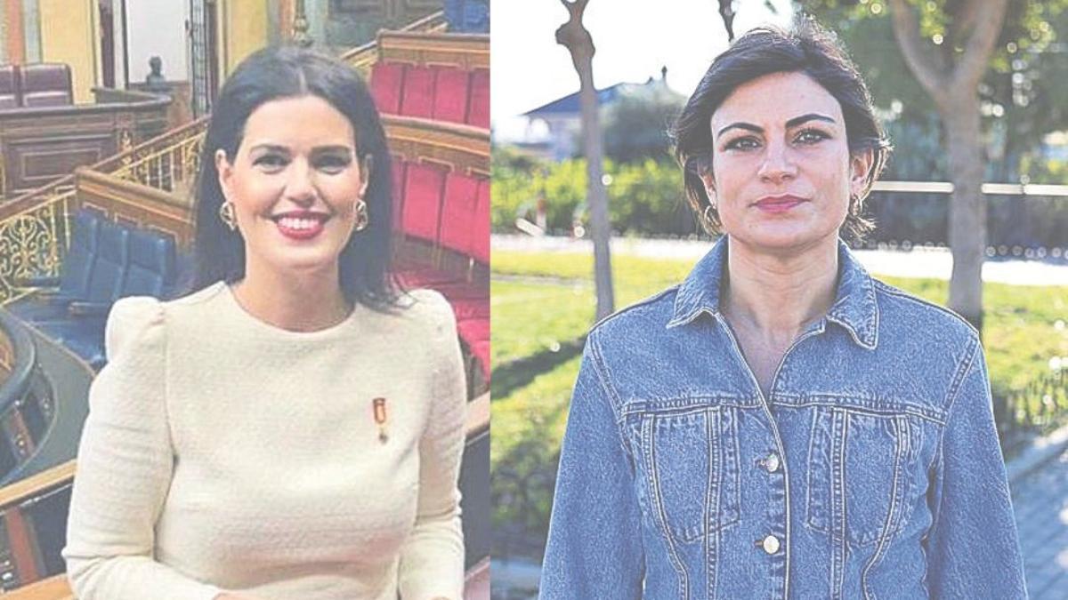 Miriam Guardiola (PP) e Inmaculada Sánchez (PSOE)