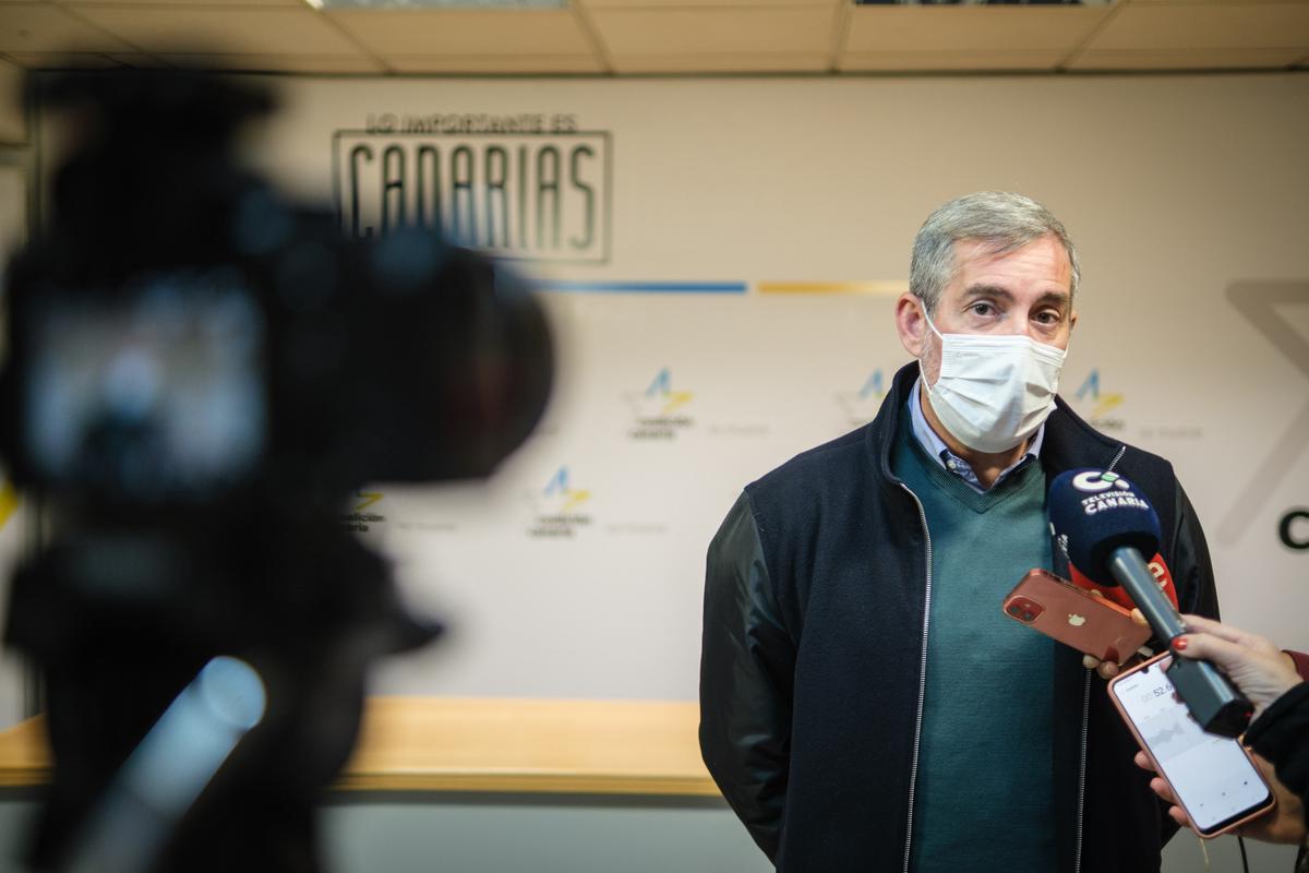 El secretario general de Coalición Canaria (CC), Fernando Clavijo.