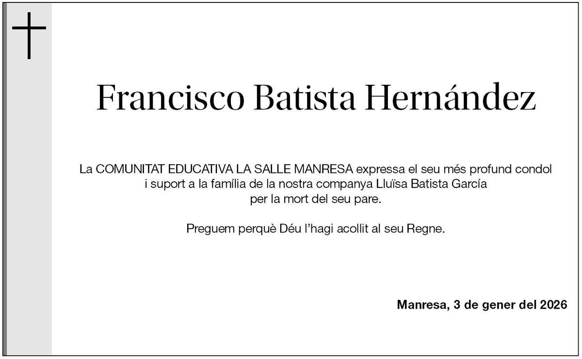 FRANCISCO BATISTA HERNÁNDEZ
