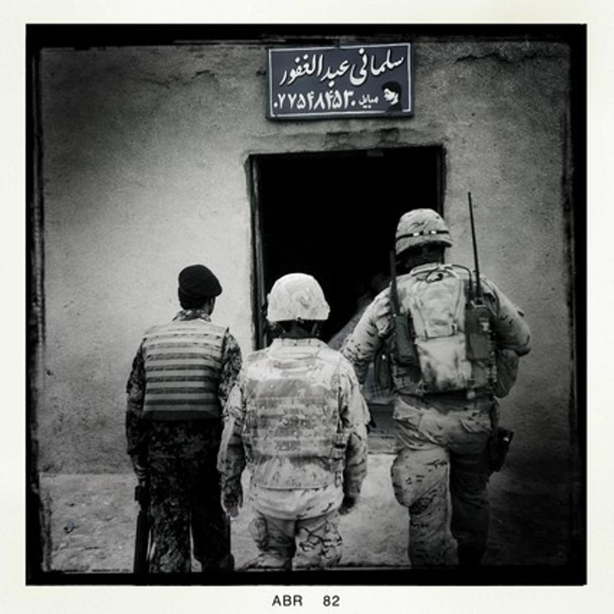 Una patrulla conjunta de la Legión y el ejército afgano en el pequeño pueblo pastún de Sargar.