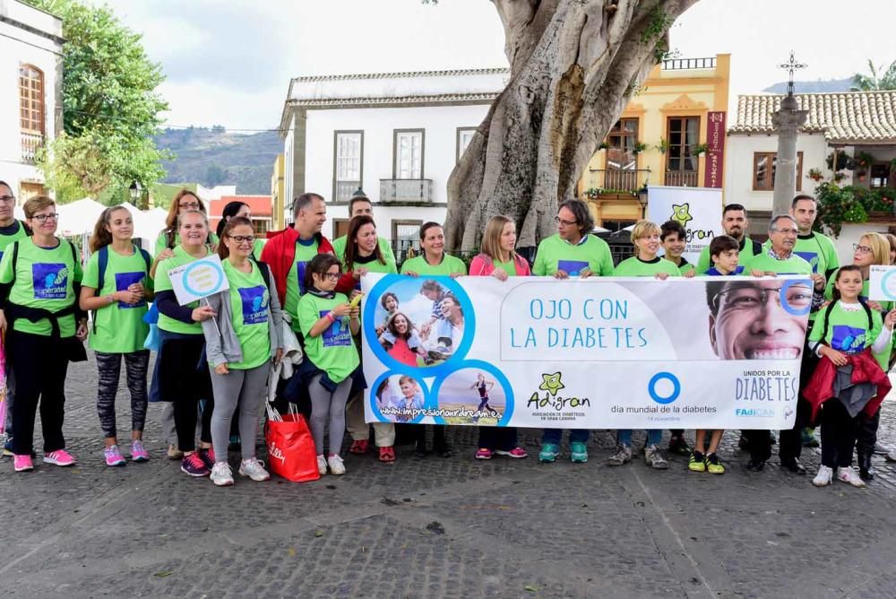 Día Mundial por la Diabetes en la plaza de Teror