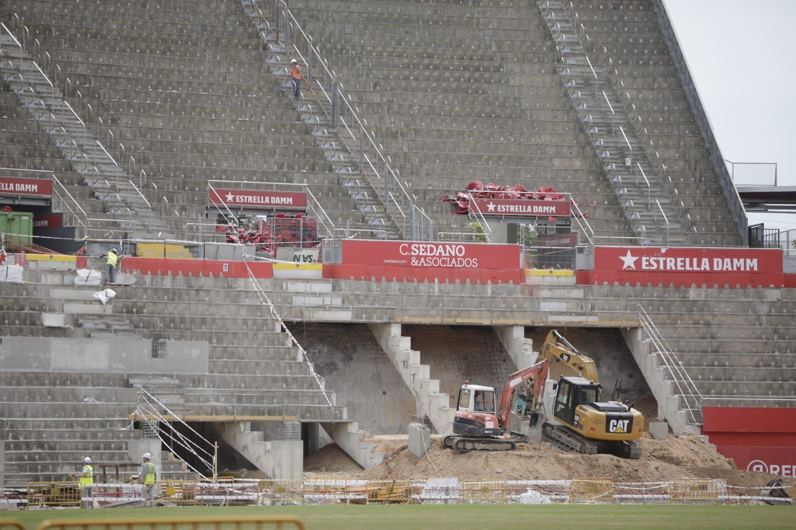 Umbauarbeiten in Son Moix - hier entsteht das neue Stadion von Real Mallorca