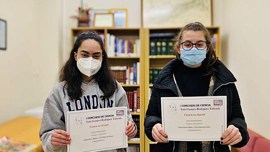 Dos alumnas del IES de Poio ganan un concurso de Ciencia