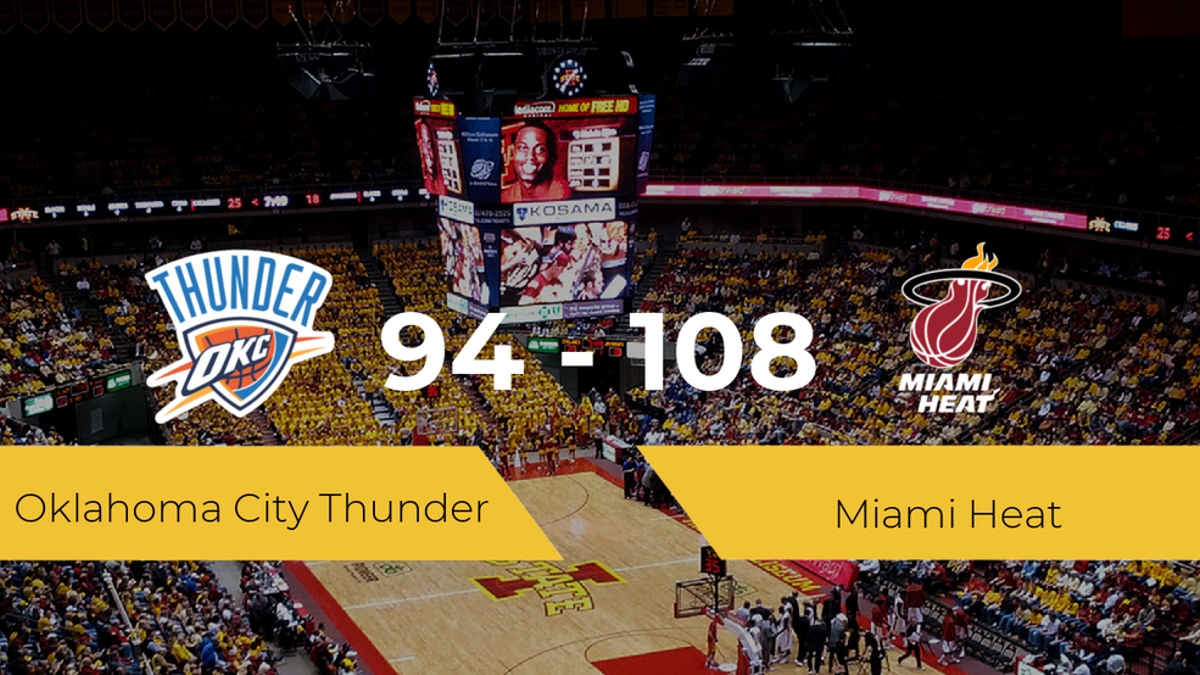 Triunfo de Miami Heat ante Oklahoma City Thunder por 94-108