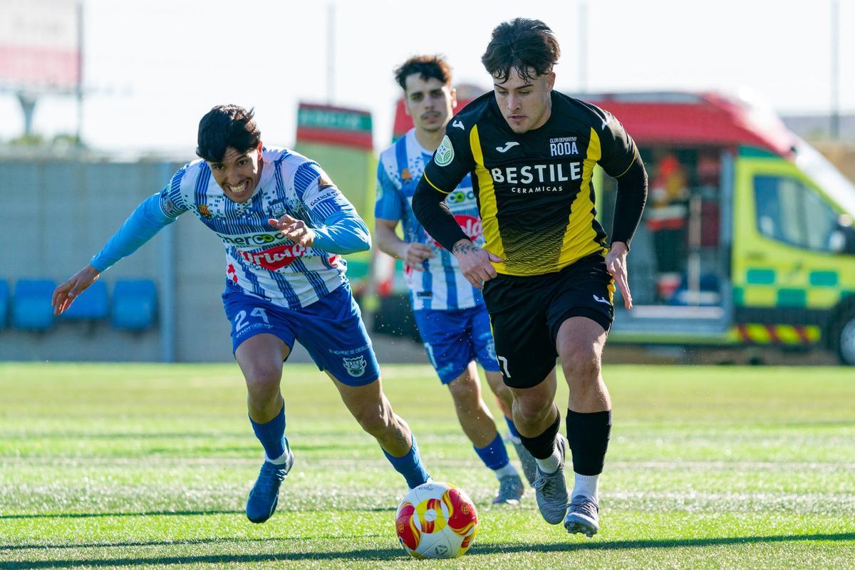 El Roda realizó un buen partido y en la recta final lo transformó en goles.