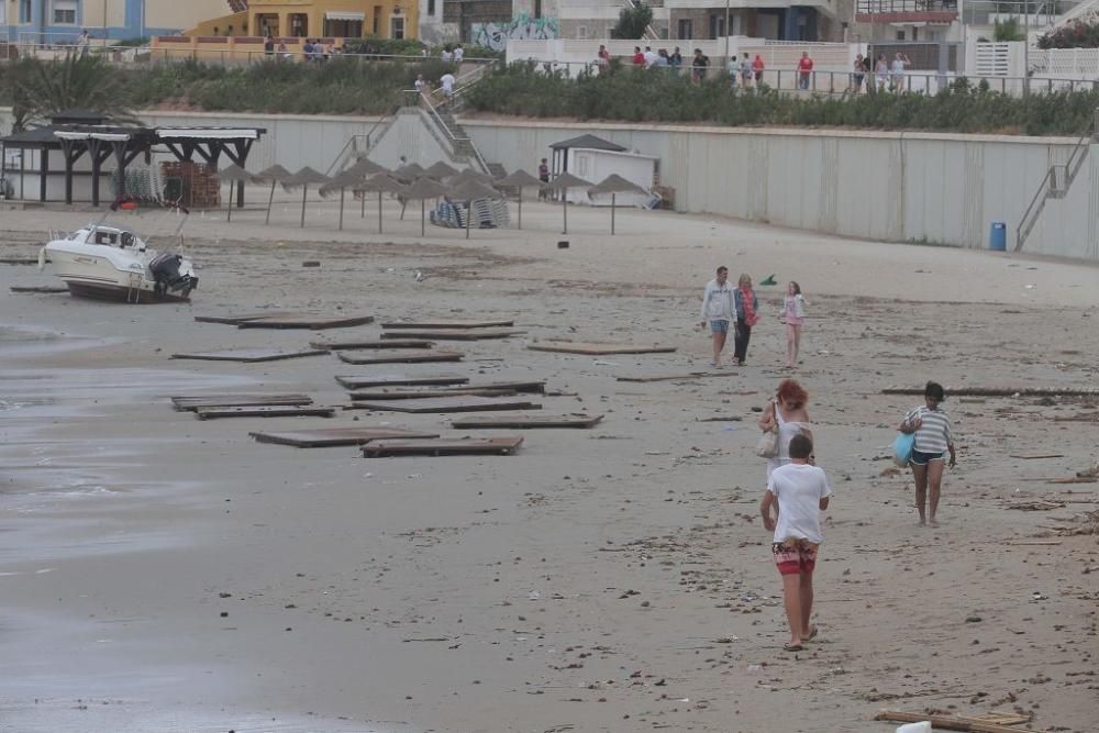 Temporal en Cabo de Palos y La Manga