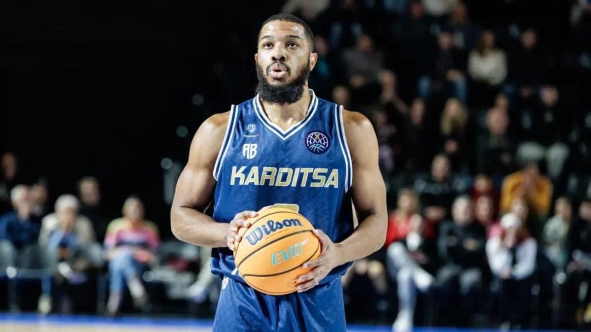 Brandon Jefferson, durante su última etapa en Grecia.