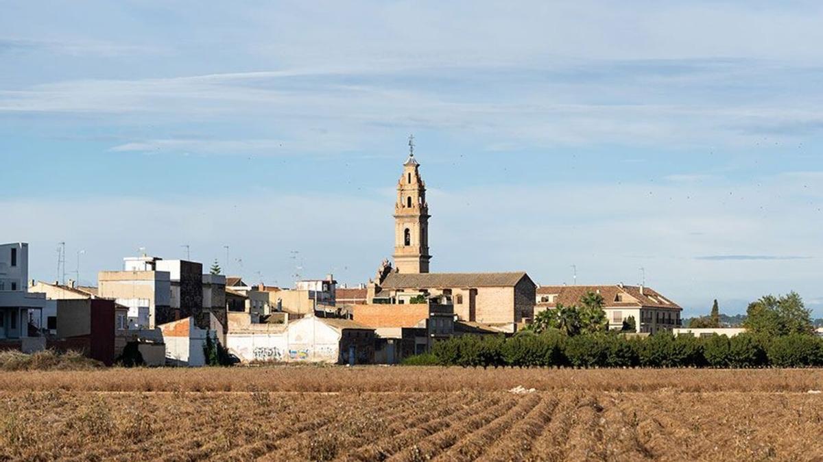 Una imagen panorámica del municipio de l'Horta Nord, Bonrepòs i Mirambell.