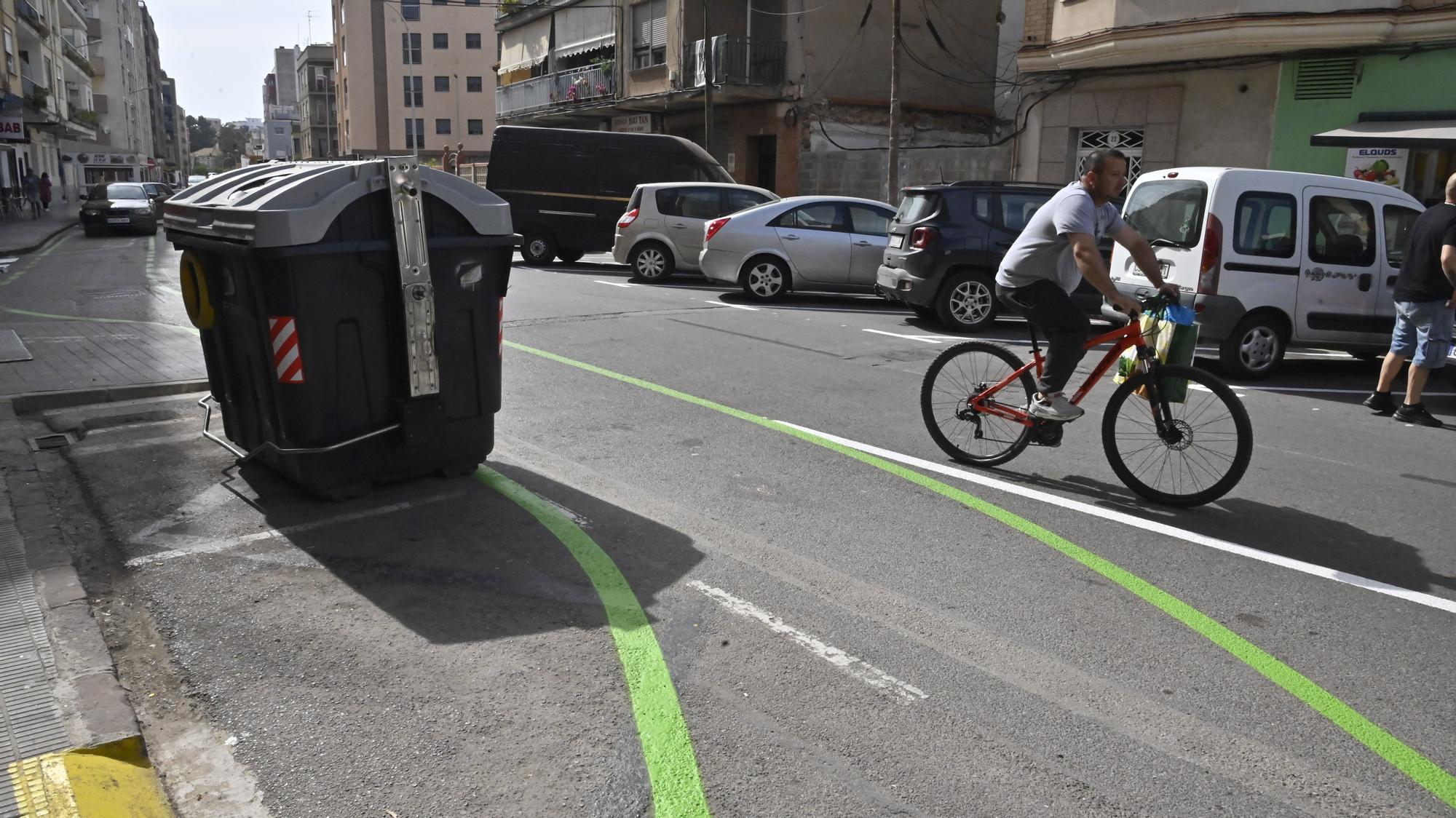 El trazado sinuoso del carril bici de Burriana del que todo el mundo habla