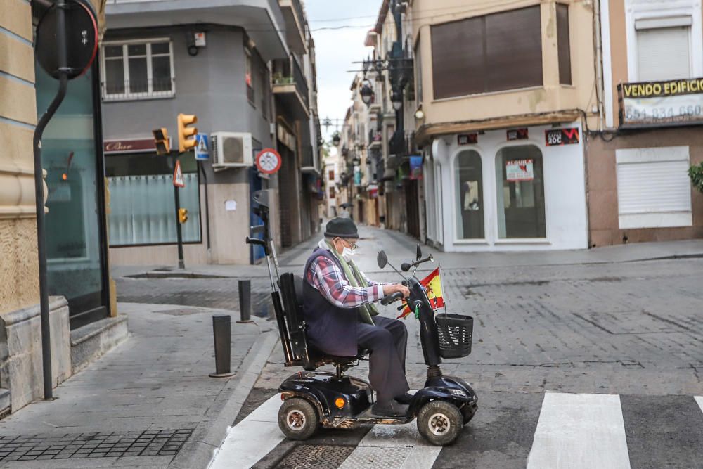 Segundo día de confinamiento en Orihuela