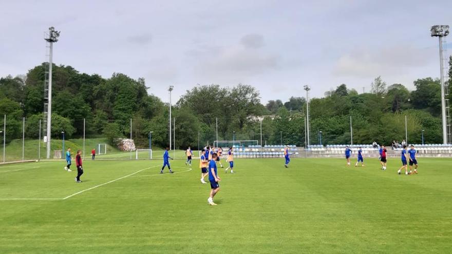 El entrenamiento de esta mañana.