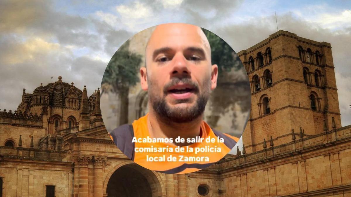 El reto solidario de Brosjaca contra el cáncer acaba en la Policía Municipal de Zamora: “Pensaba que íbamos a dormir entre rejas”