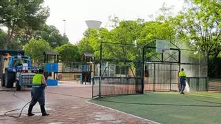 Albal pone a punto sus parques infantiles e imbornales