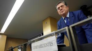 El exministro de Defensa Federico Trillo en la Comisión de Investigación de la Financiación Ilegal del PP