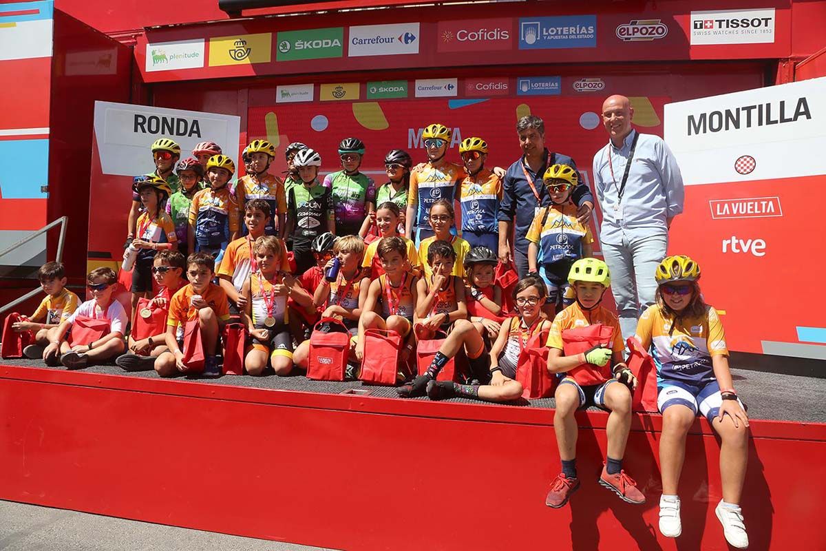 La Vuelta infantil y juvenil en Montilla.