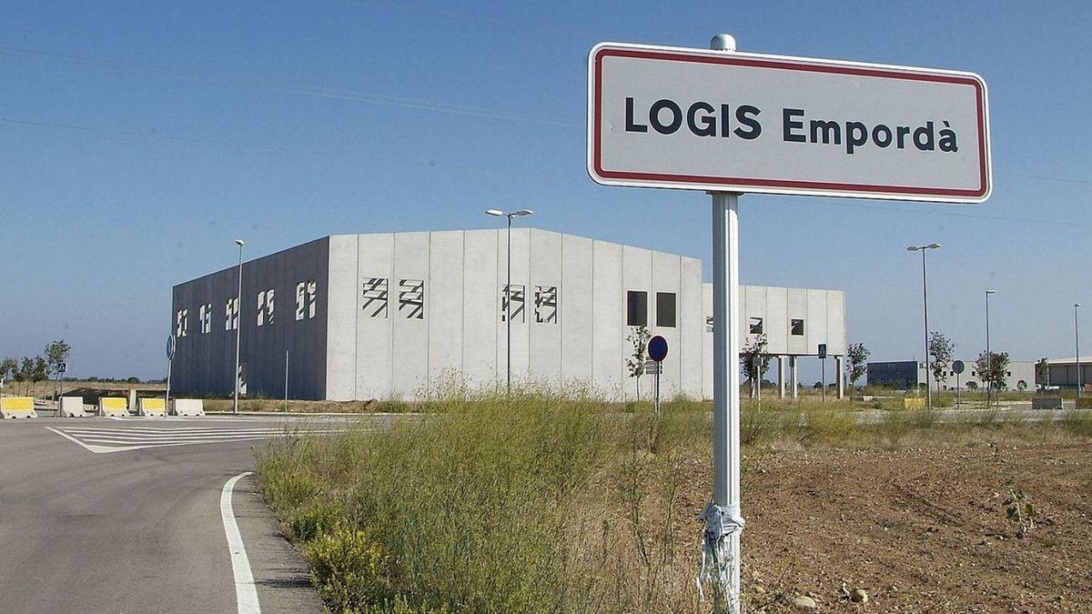 Entrada del polígon industrial del Logis Empordà, a Vilamalla