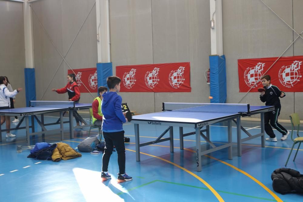 Final de tenis de mesa de Deporte en Edad Escolar