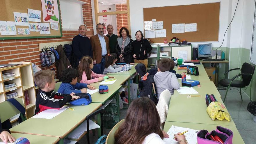 El Ayuntamiento de Caravaca amplía el colegio de Navares con la construcción de un aula