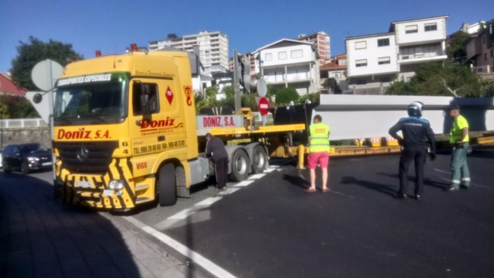 Colapsada la salida norte de la AP-9 en Pontevedra