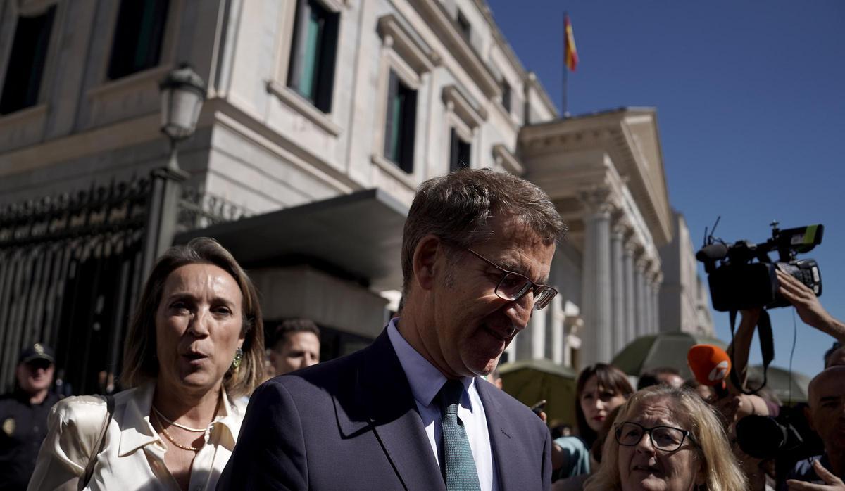 La segunda votación de la investidura de Feijóo, en imágenes