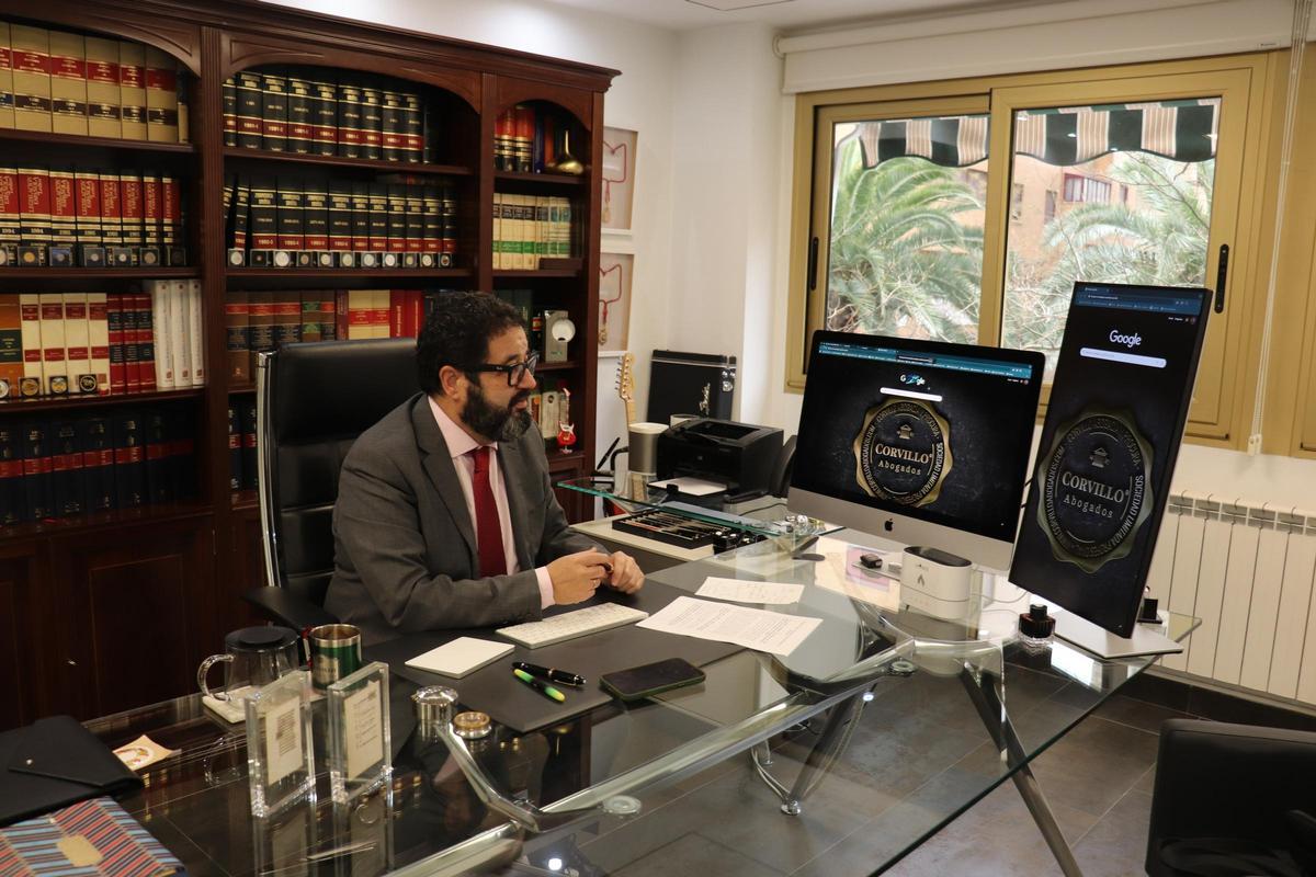 Juan Ramón Corvillo, en su despacho.