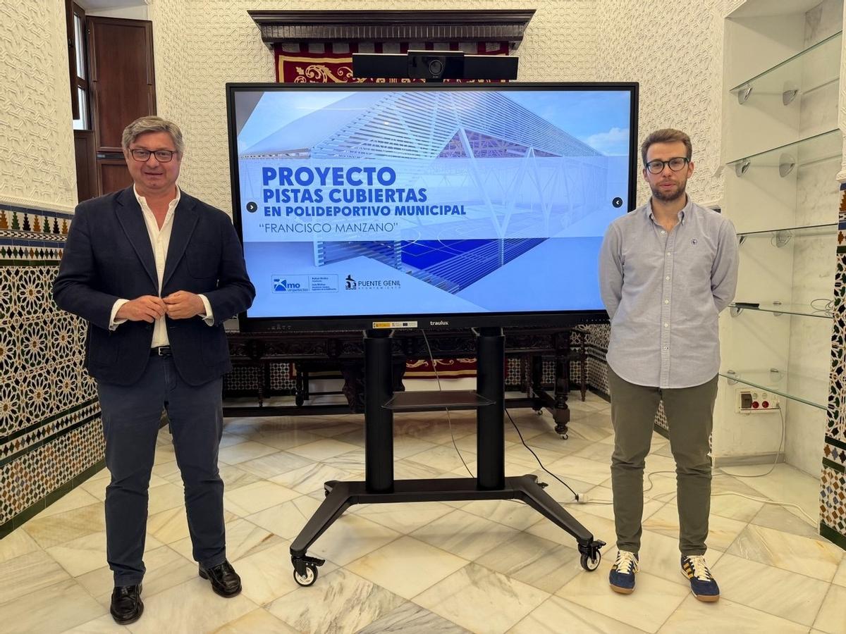 Puente Genil proyecta una cubierta singular y moderna para transformar las pistas del Polideportivo Francisco Manzano