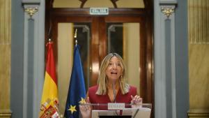 Archivo - La portavoz del PP en el Senado, Alicia García, durante una rueda de prensa en el Senado, a 28 de agosto de 2024, en Madrid (España). En su comparecencia, Alicia García ha anunciado la actividad del Grupo Popular en los próximos meses.
