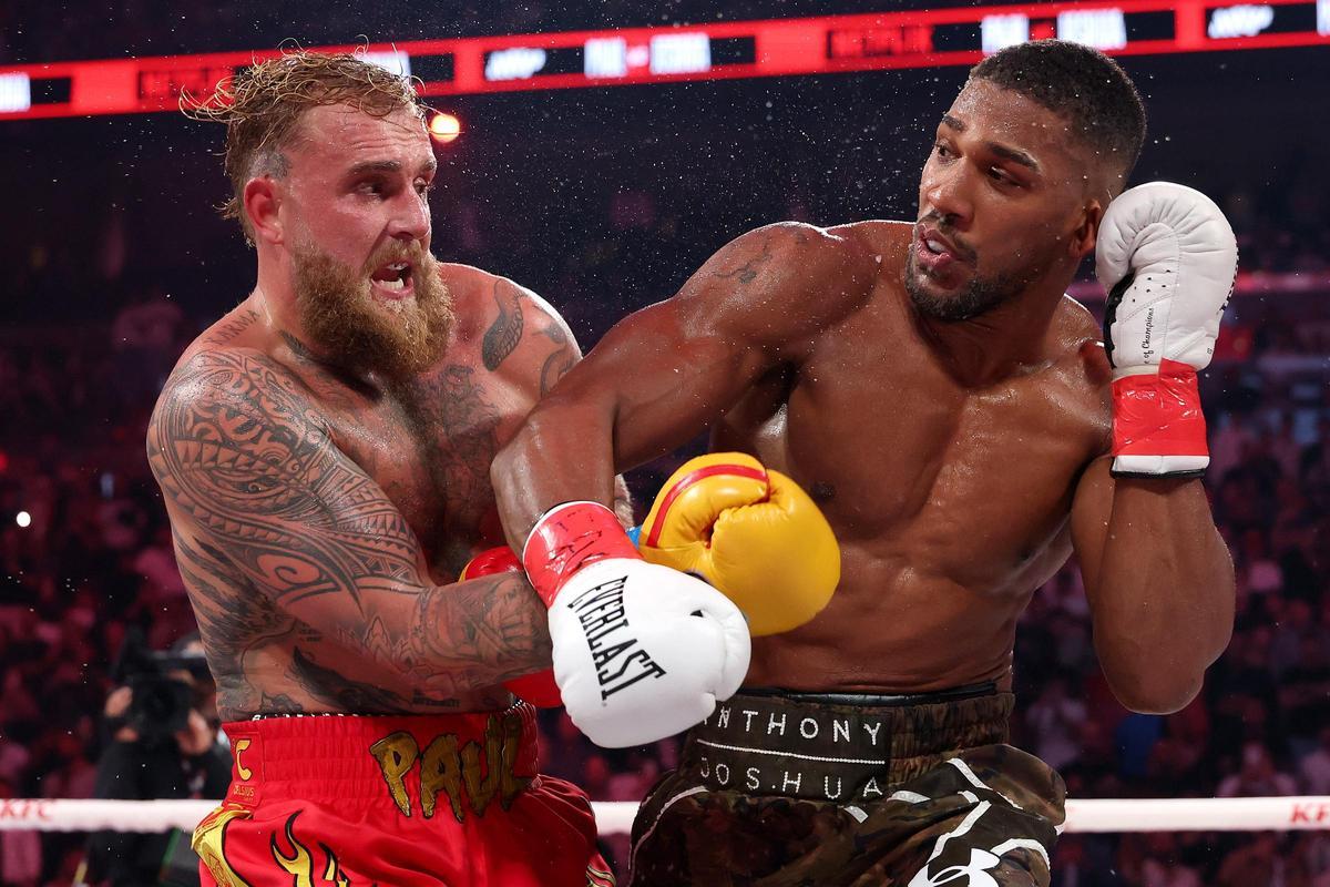 Anthony Joshua contra Jake Paul.