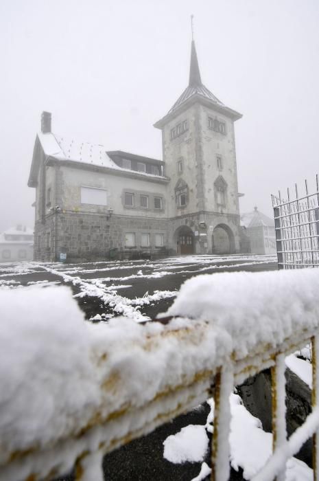 Ola de frío y nieve en Asturias