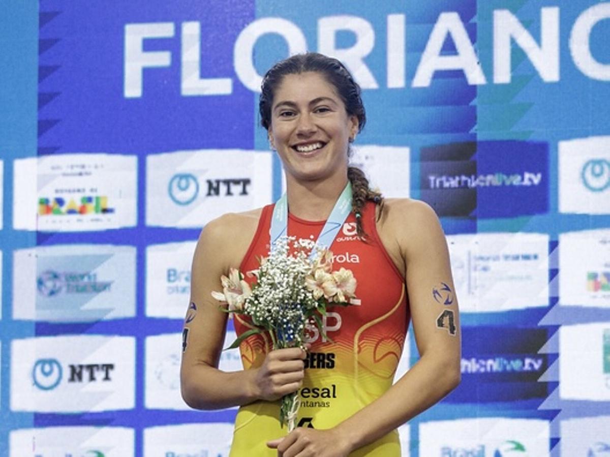 Marta Pintanel, subcampeona del mundo de triatlón