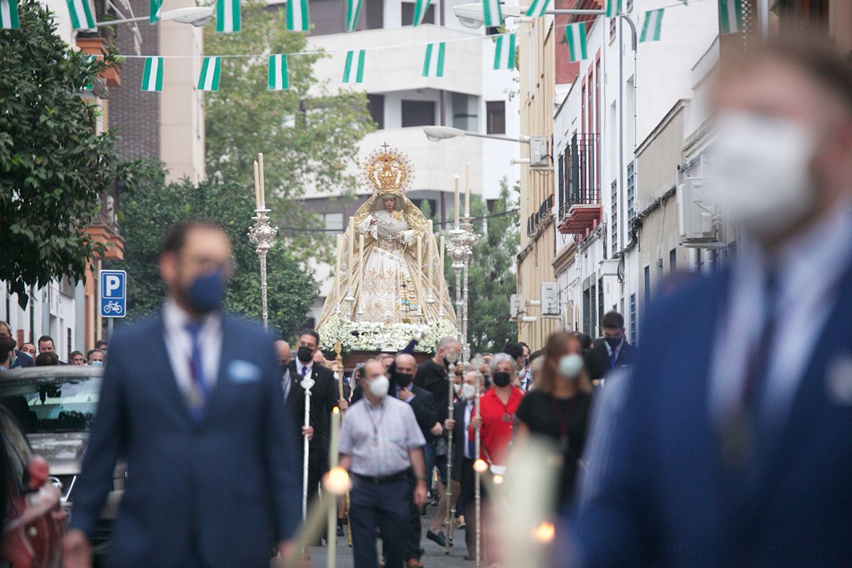 La Virgen de la Estrella, es la primera procesión que sale en Córdoba desde el inicio de la pandemia