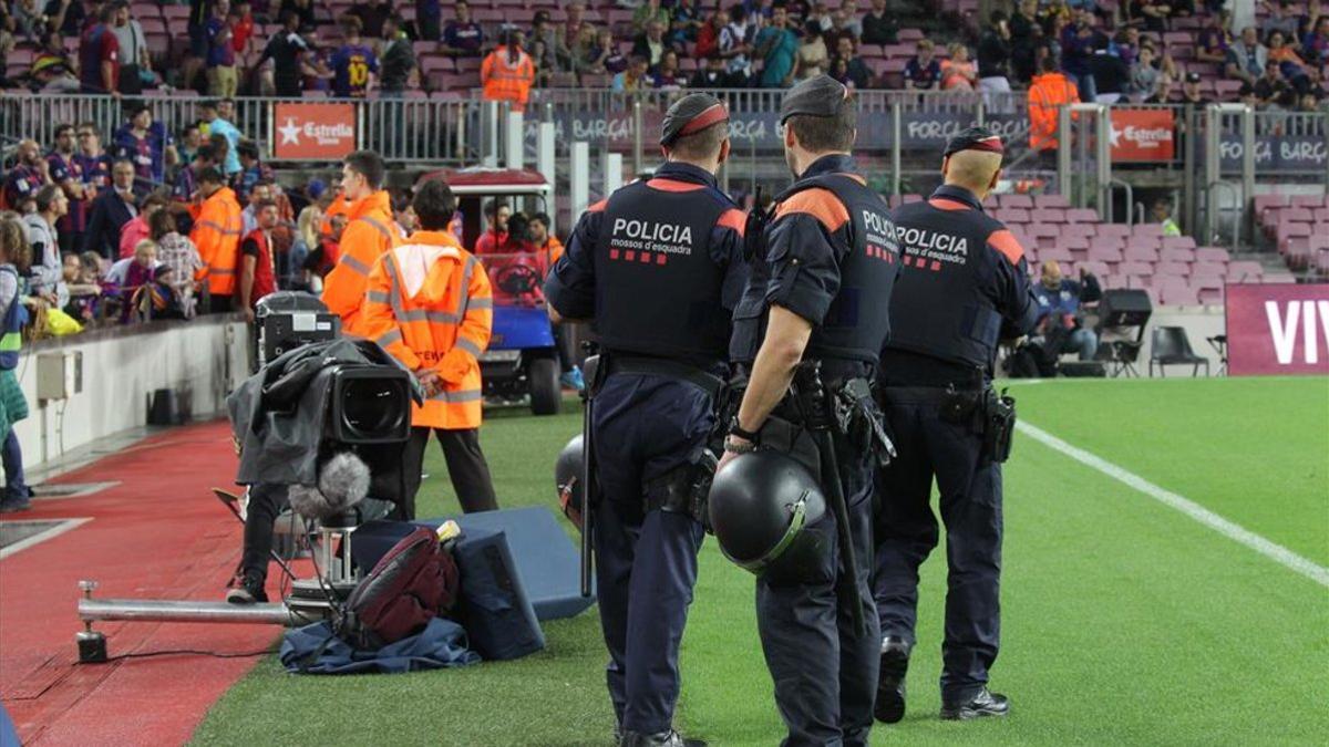 Los Mossos desplegarán un gran dispositivo para el Barça-Madrid