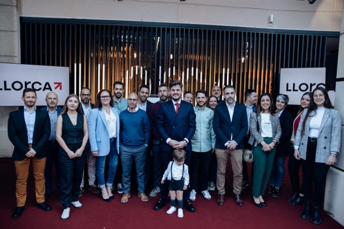 Parte del equipo técnico en la presentación Llorca Group del pasado 30 de marzo.