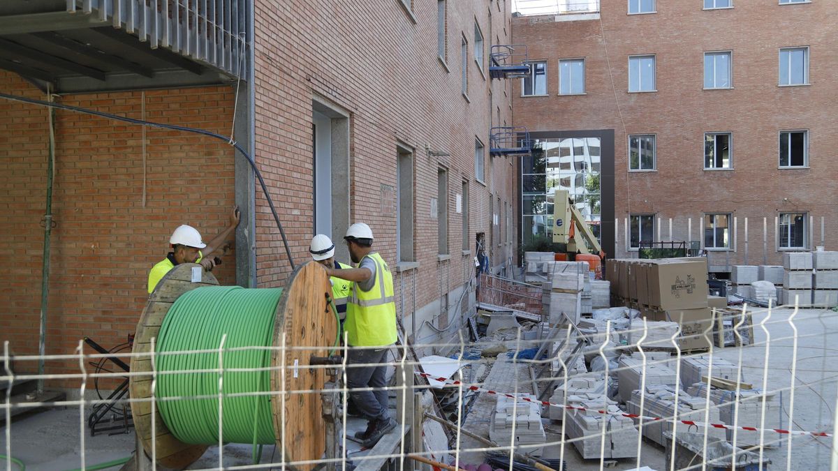 Las obras de la antigua Audiencia Provincial avanzan a buen ritmo