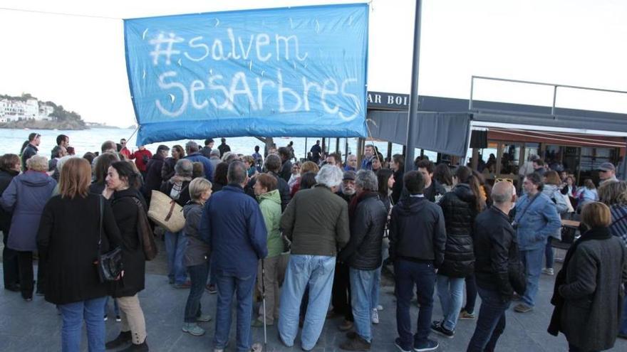 Un moment de la manifestació.