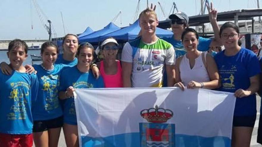 Tercer puesto de la Escuela de Canoa y Kayak de Los Alcázares en el Nacional