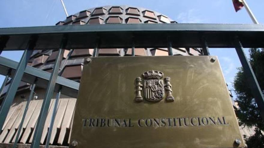 La façana del Tribunal Constitucional a Madrid.