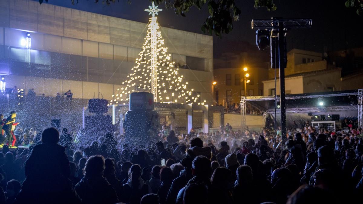 Encendido de luces de navidad en la ciudad de L’Hospitalet.