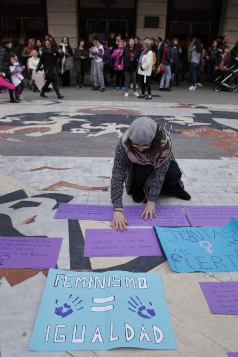 Manifestación del día de la mujer en Gijón