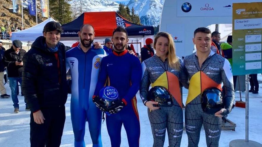 Ander Mirambell, primer campió d&#039;Espanya de skeleton