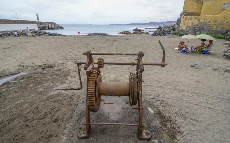 16/08/2018 LAS PALMAS DE GRAN CANARIA. Rincones playeros, Playa de San Cristobal. FOTO: J. PÉREZ CURBELO  | 16/08/2018 | Fotógrafo: José Pérez Curbelo