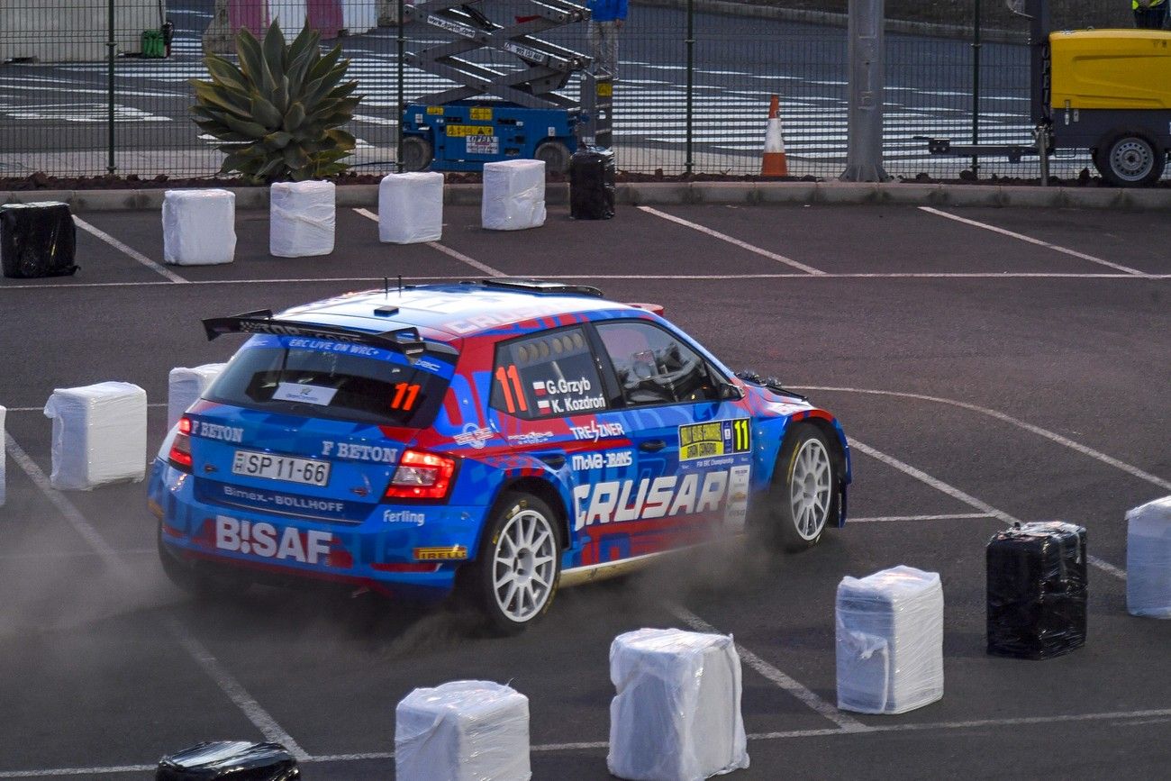 Tramo espectáculo del Rally Islas Canarias