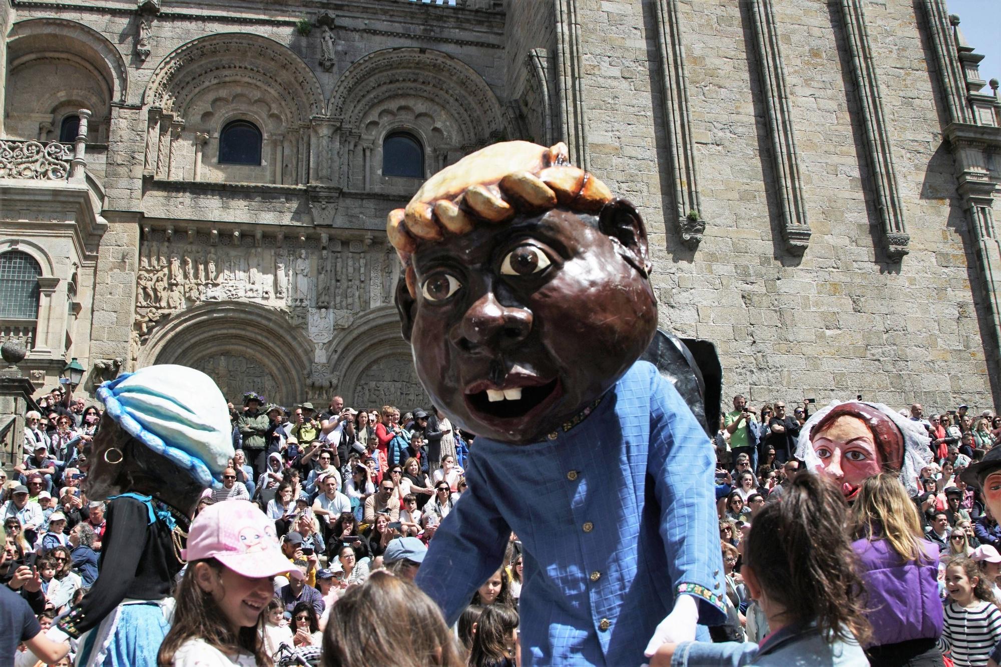 Los Cabezudos en las Fiestas de la Ascensión